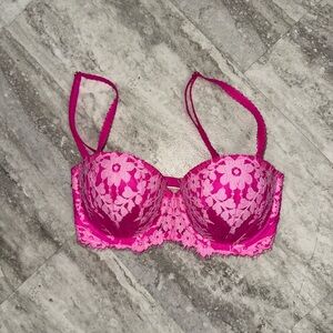 Victoria's Secret Pink Lace Balconette Bra